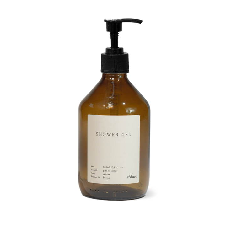 Shower Gel - CARE bottle - brown glass