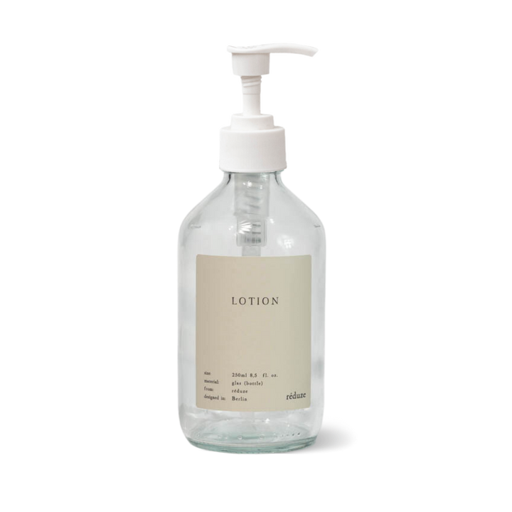 Lotion - CARE bottle - clear glass