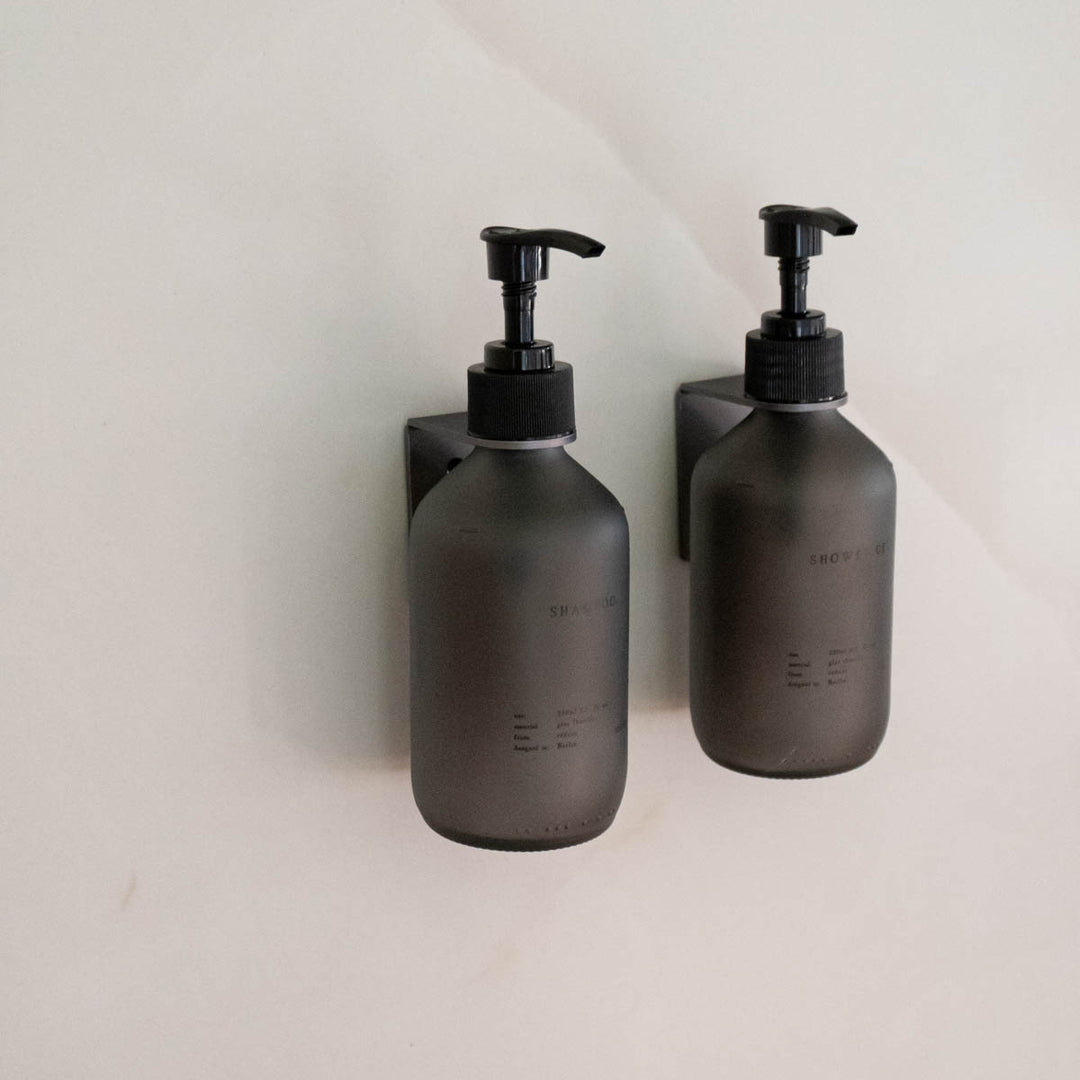 Duo in der Dusche - CARE Set - Blurry Black - Aluminium