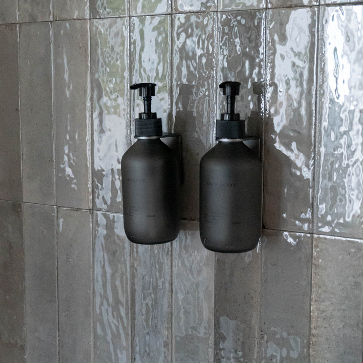 Duo in the shower - CARE Set - Blurry Black - Aluminum