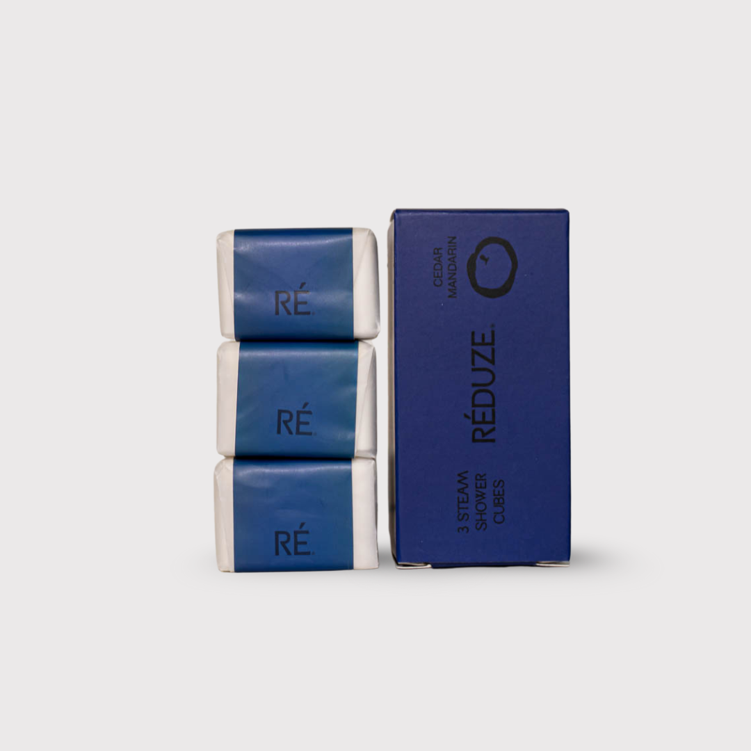 Steam Shower Cubes - Zedernholz & Mandarine, 3er Set