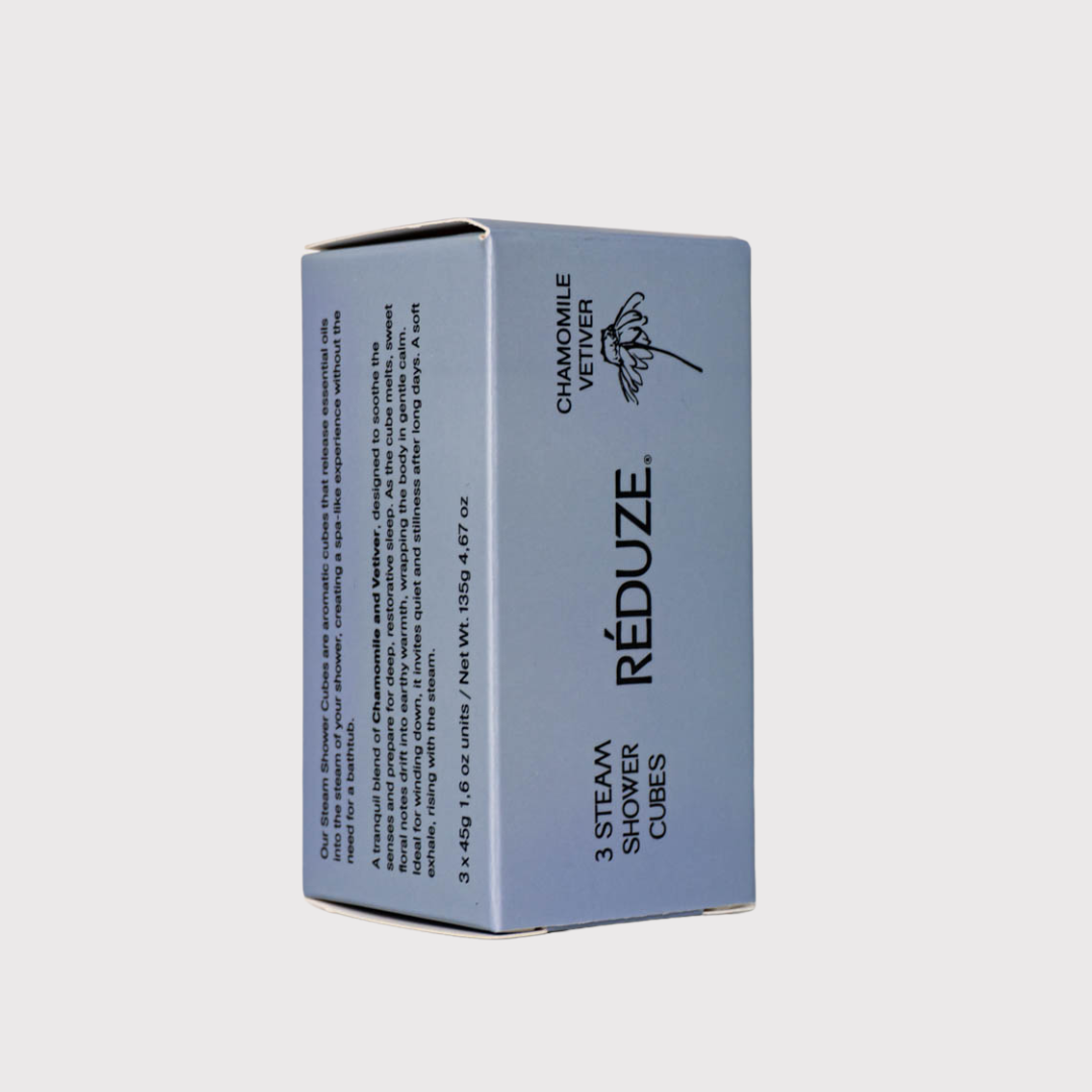 Steam Shower Cubes - Kamille & Vetiver, 3er Set