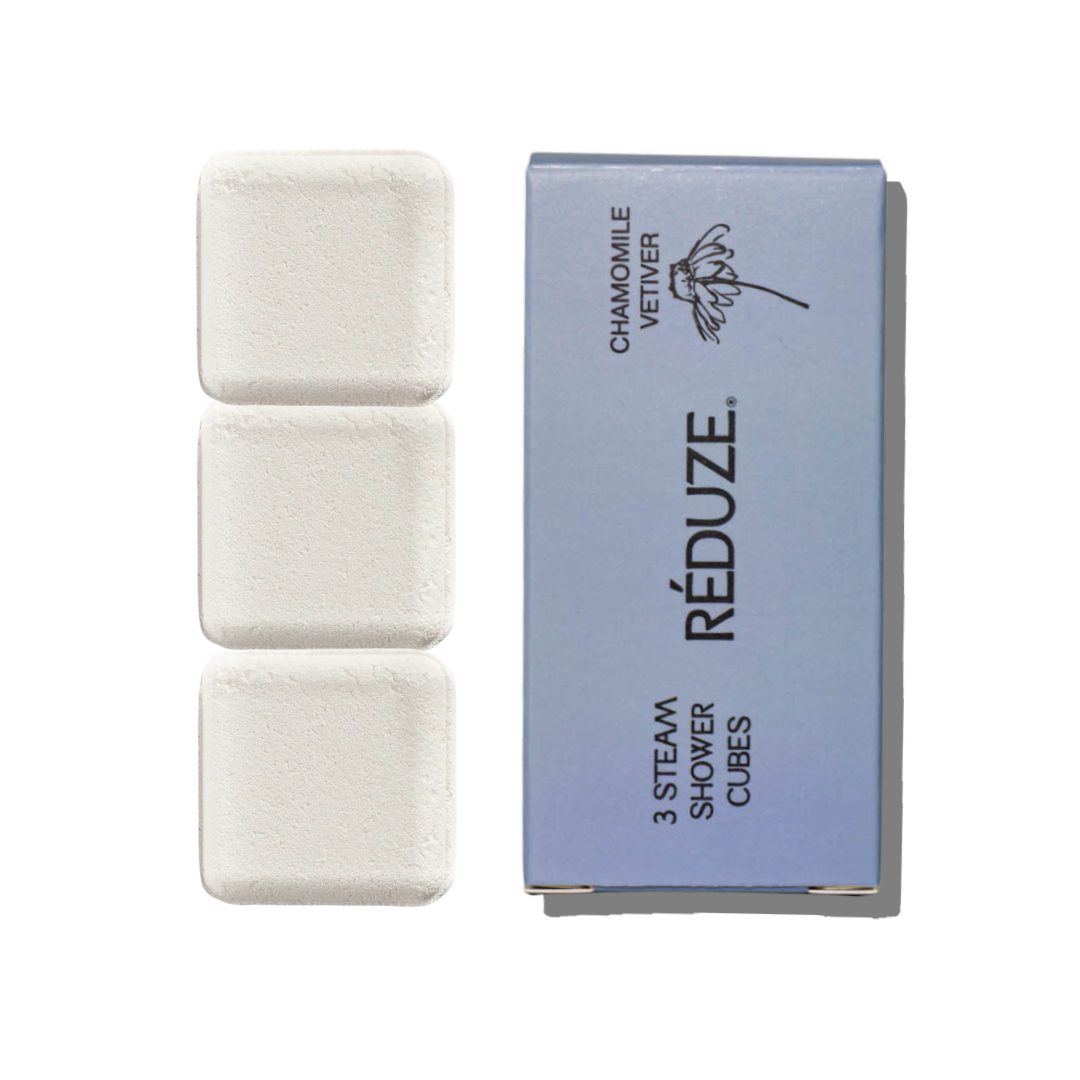 Steam Shower Cubes - Kamille & Vetiver, 3er Set