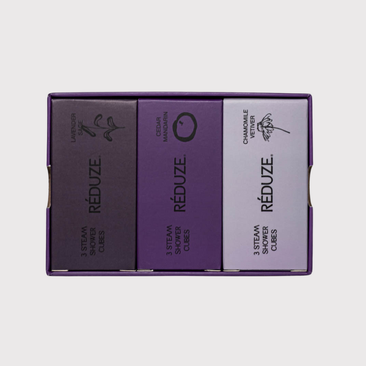 Steam Shower Cubes - The Calm & Sleep Edit, Set of 9