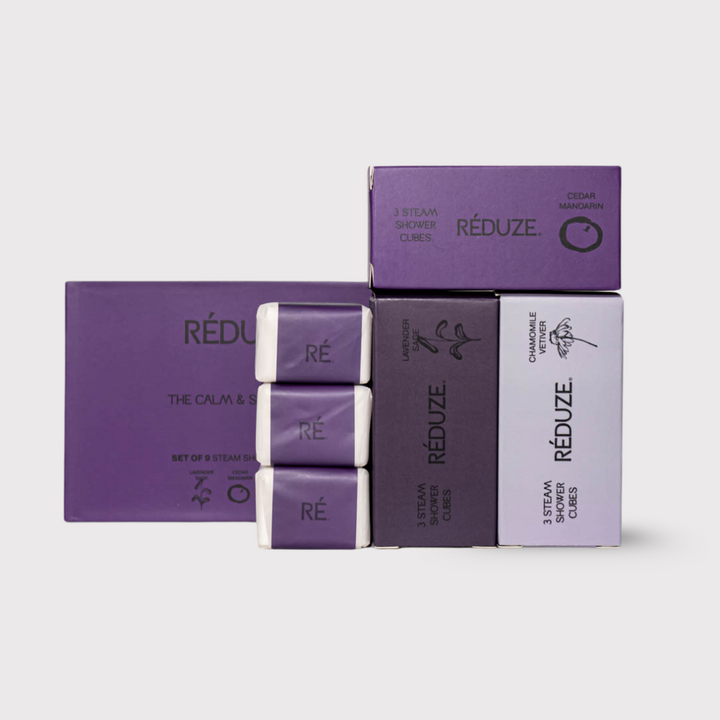 Steam Shower Cubes - The Calm & Sleep Edit, Set of 9