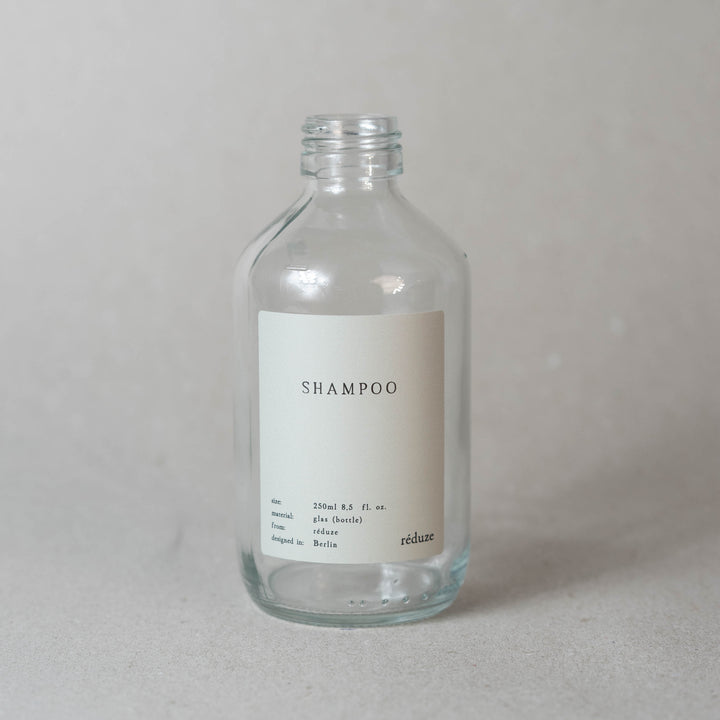 B-Ware: Shampoo - 250ml CARE Flasche - Klarglas
