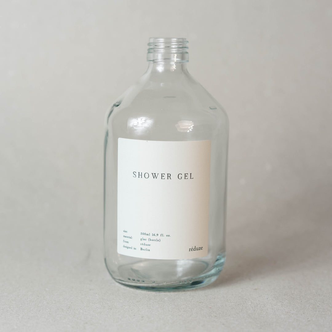 B-Ware: Shower Gel - 500ml CARE Flasche - Klarglas