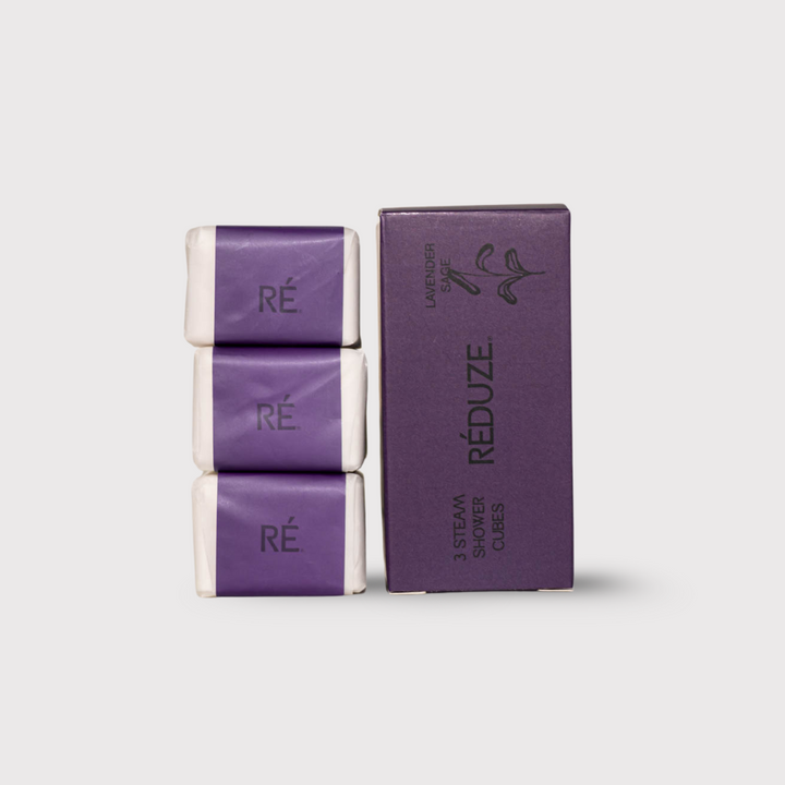 Steam Shower Cubes - Lavendel & Salbei, 3er Set