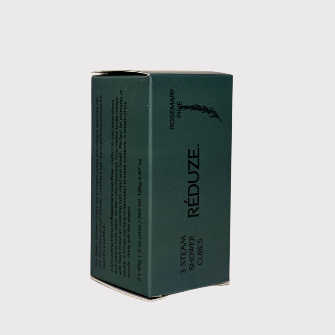 Steam Shower Cubes - Rosmarin & Pinie, 3er Set