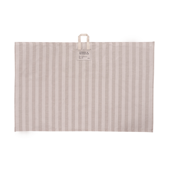 Geschirrtuch - DISHES & WORKTOP - natur gestreift