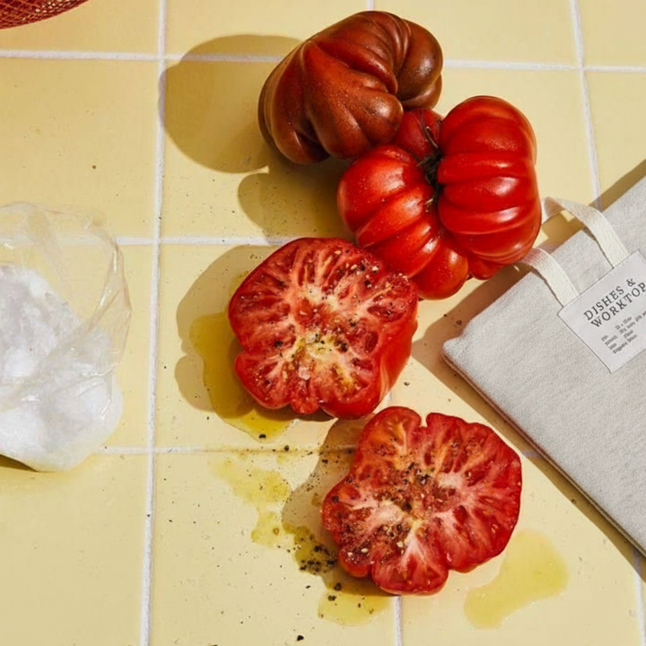 3-er Set Geschirrtuch - DISHES & WORKTOP - natur uni