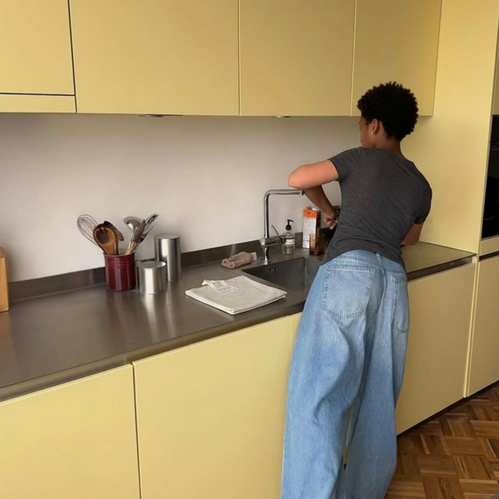 3-er Set Geschirrtuch - DISHES & WORKTOP - natur uni