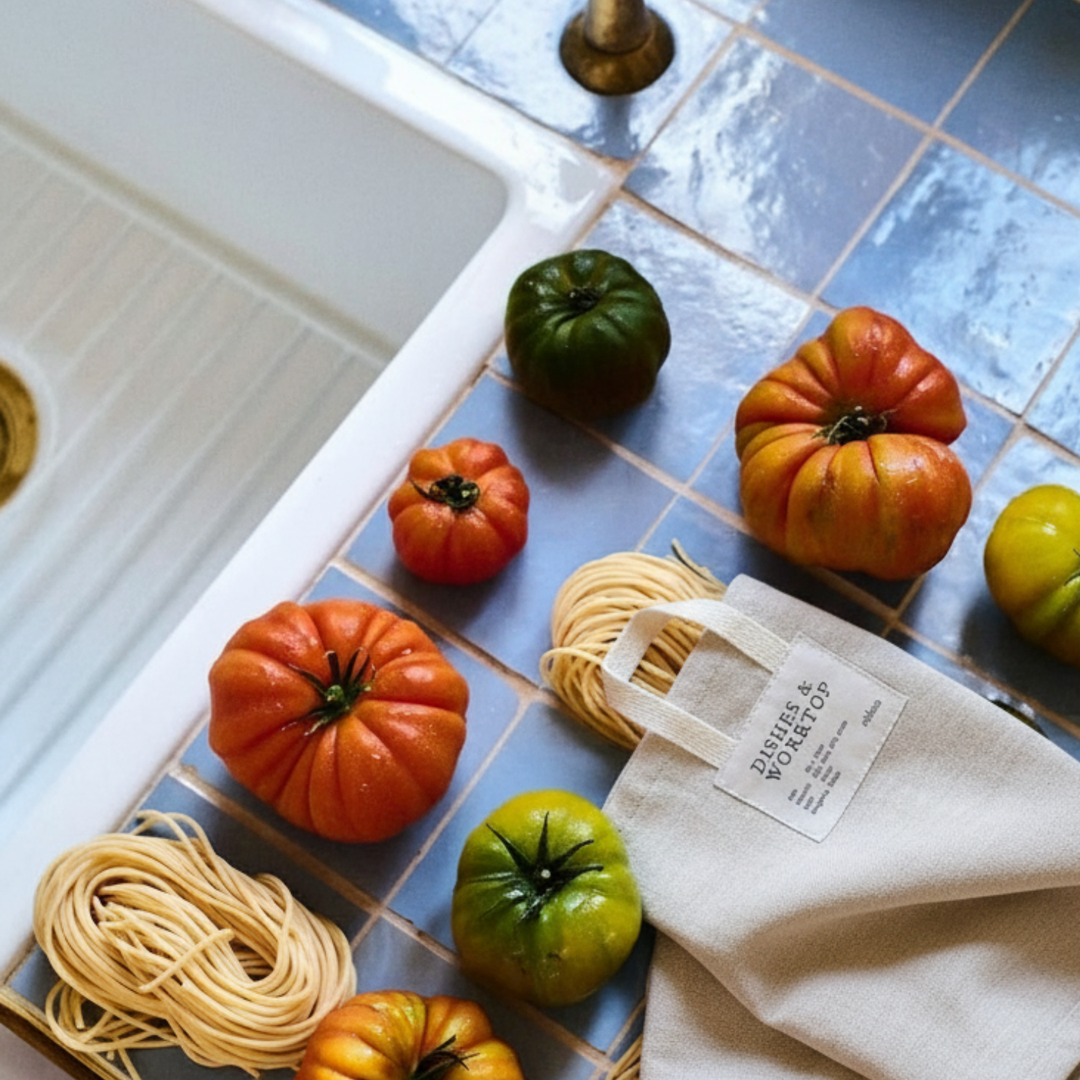 3-er Set Geschirrtuch - DISHES & WORKTOP - natur uni