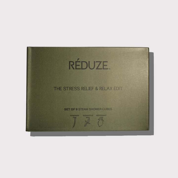 Steam Shower Cubes - The Stress Relief & Relax Edit, Set of 9