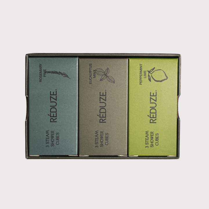Steam Shower Cubes - The Stress Relief & Relax Edit, Set of 9
