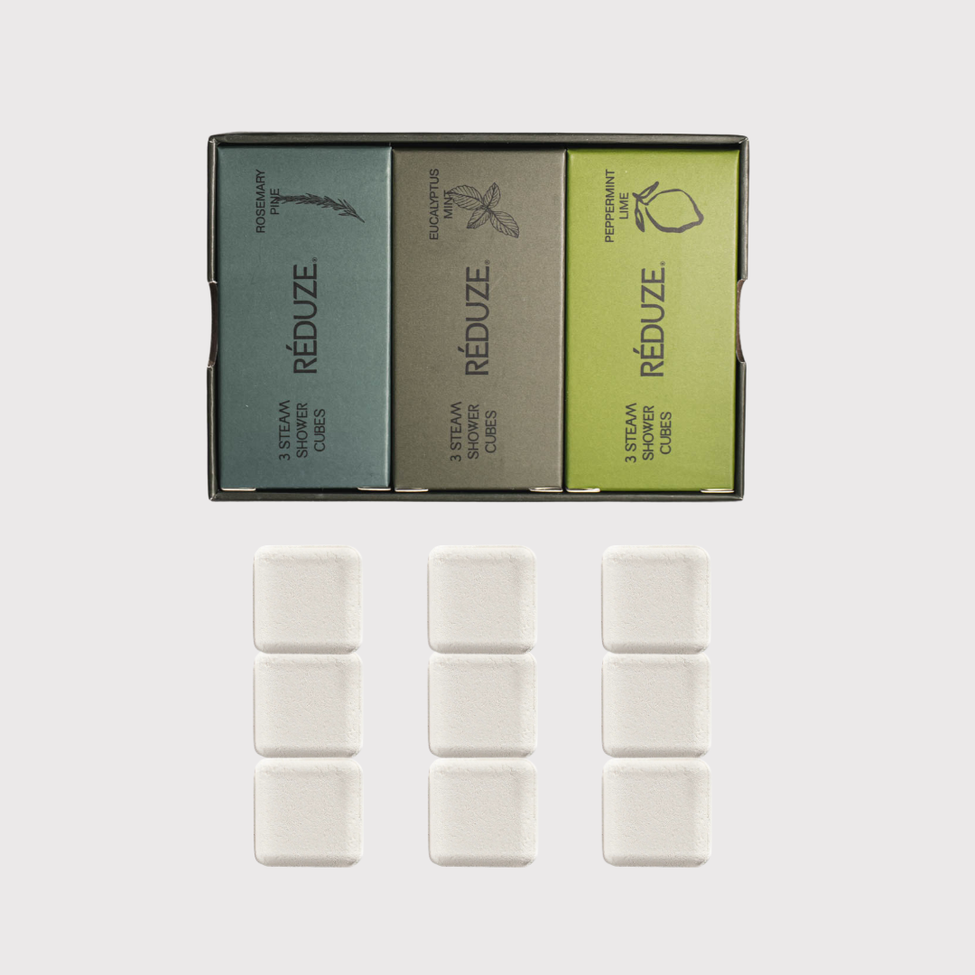Steam Shower Cubes - The Stress Relief & Relax Edit, Set of 9