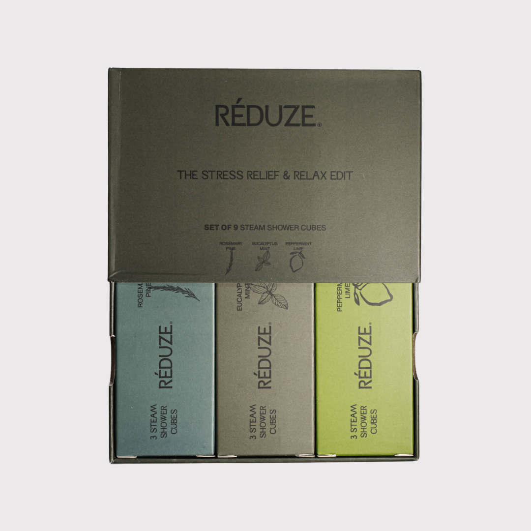Steam Shower Cubes - The Stress Relief & Relax Edit, Set of 9