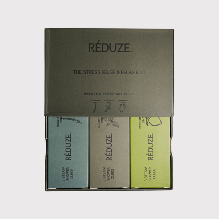 Steam Shower Cubes - The Stress Relief & Relax Edit, Set of 9