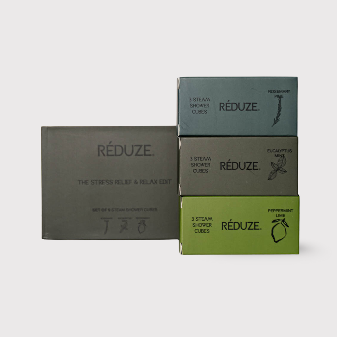 Steam Shower Cubes - The Stress Relief & Relax Edit, Set of 9