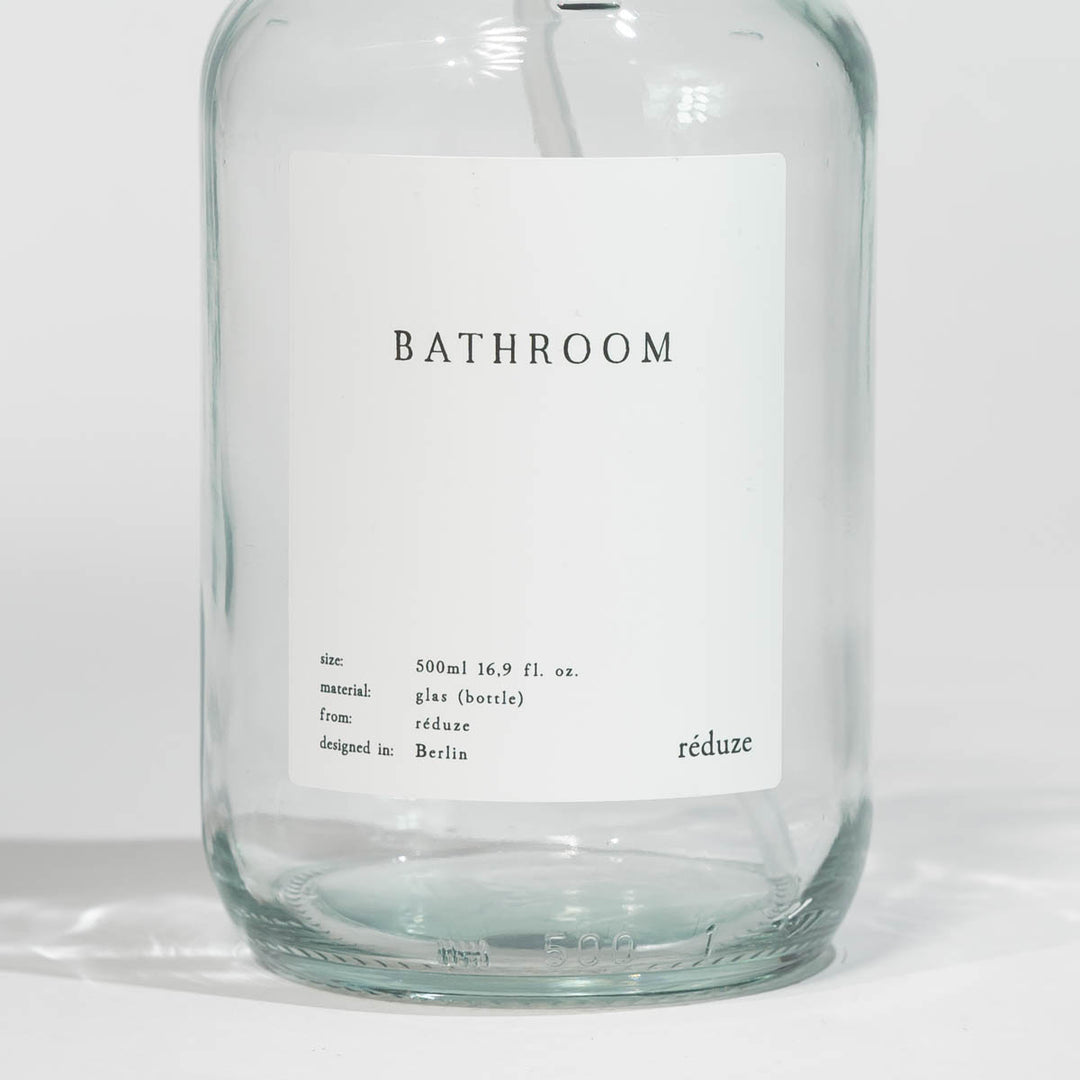 Bathroom - CLEAN bottle - clear glass - 500ml