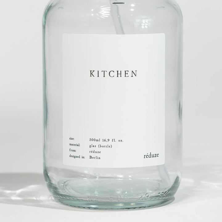 Kitchen - CLEAN bottle - clear glass - 500ml