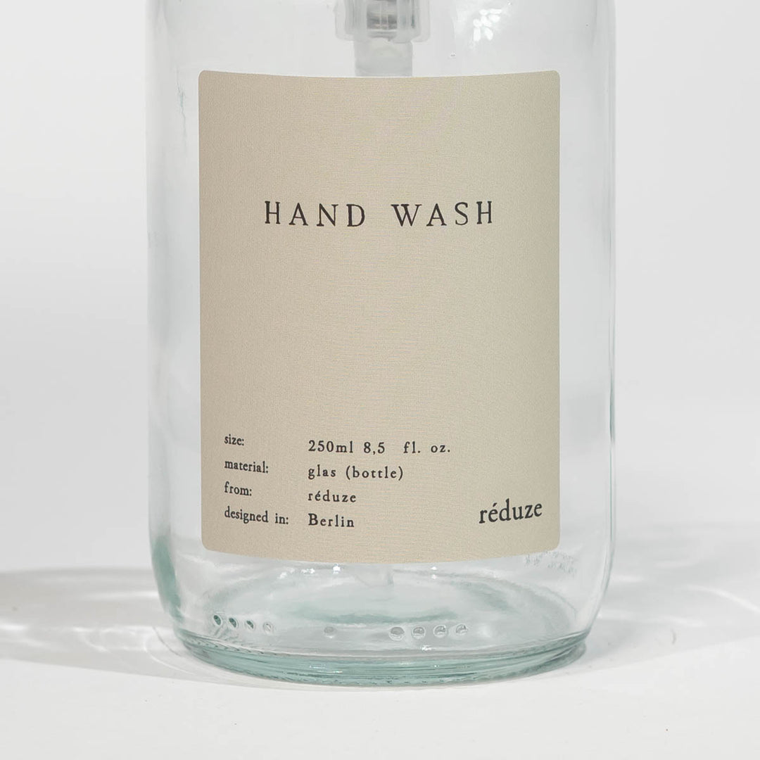 Hand Wash - CARE Flasche - Klarglas