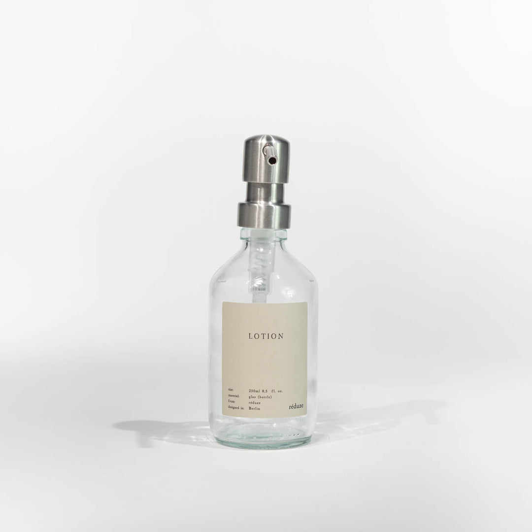 Lotion - CARE bottle - clear glass