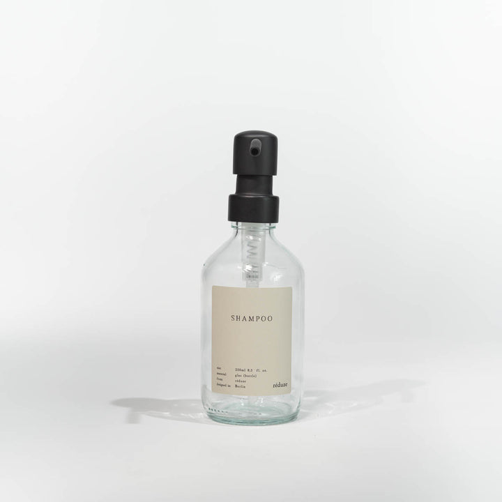 Shampoo - CARE bottle - clear glass