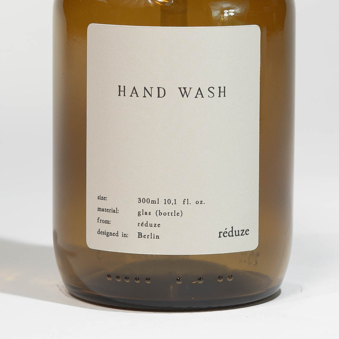 Hand Wash - CARE Flasche - Braunglas