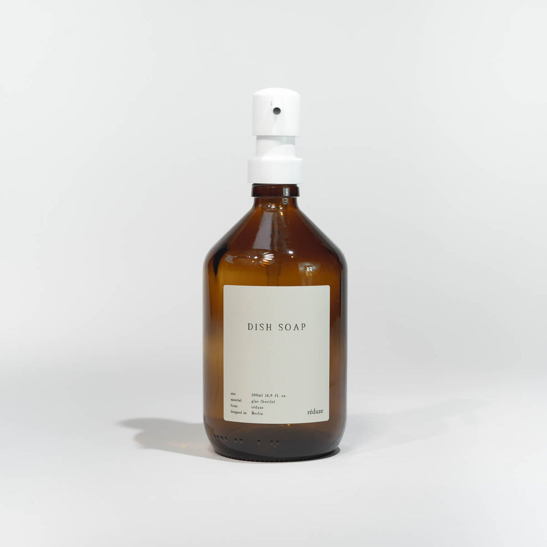 Dish Soap - CARE bottle - brown glass