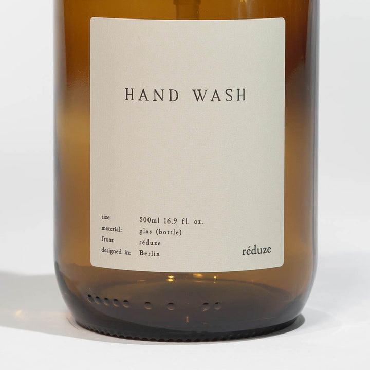 Hand Wash - CARE Flasche - Braunglas