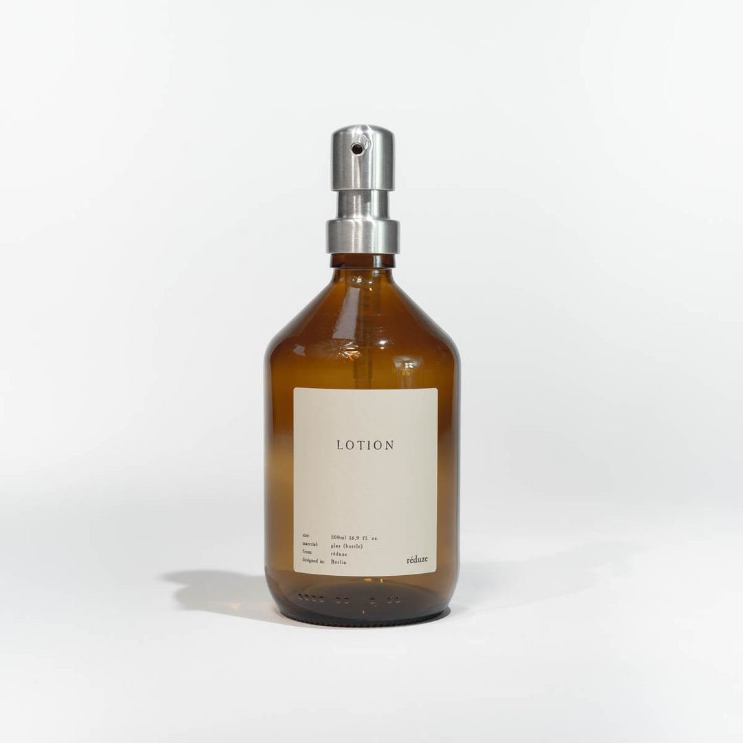 Lotion - CARE bottle - brown glass
