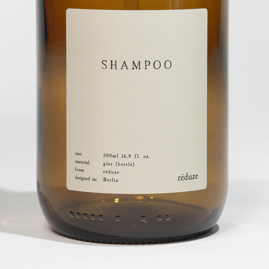 Shampoo - CARE Flasche - Braunglas