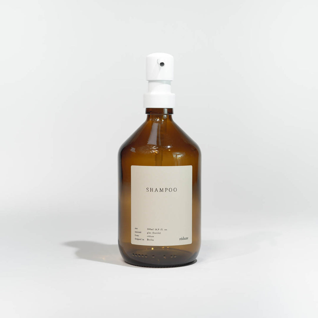 Shampoo - CARE bottle - brown glass