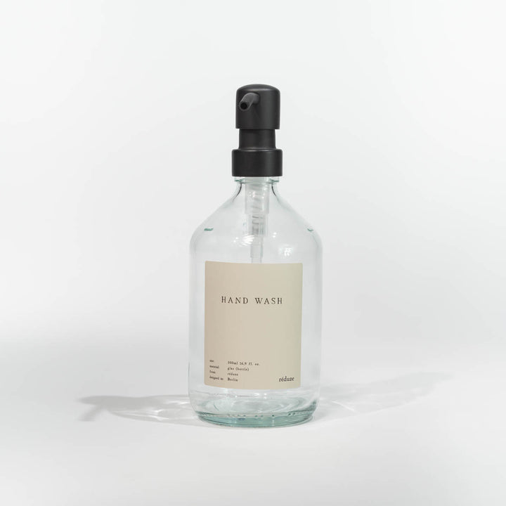 Hand Wash - CARE bottle - clear glass