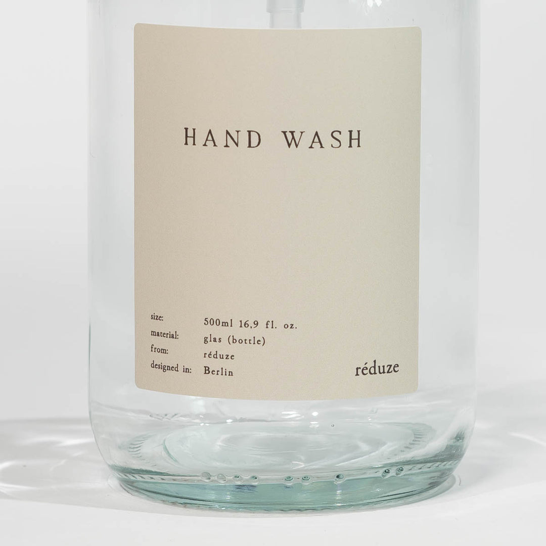 Hand Wash - CARE Flasche - Klarglas