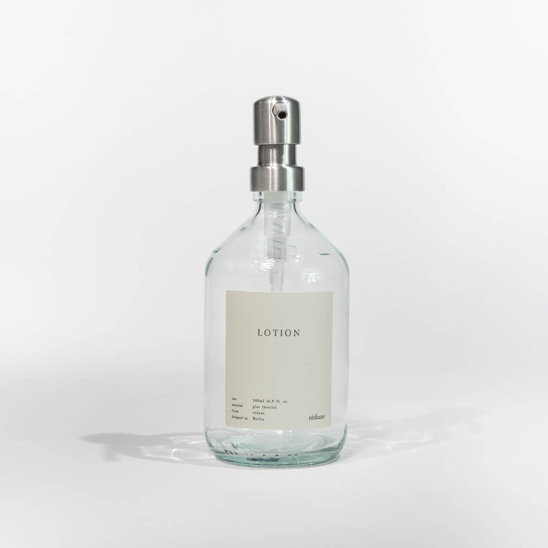Lotion - CARE bottle - clear glass